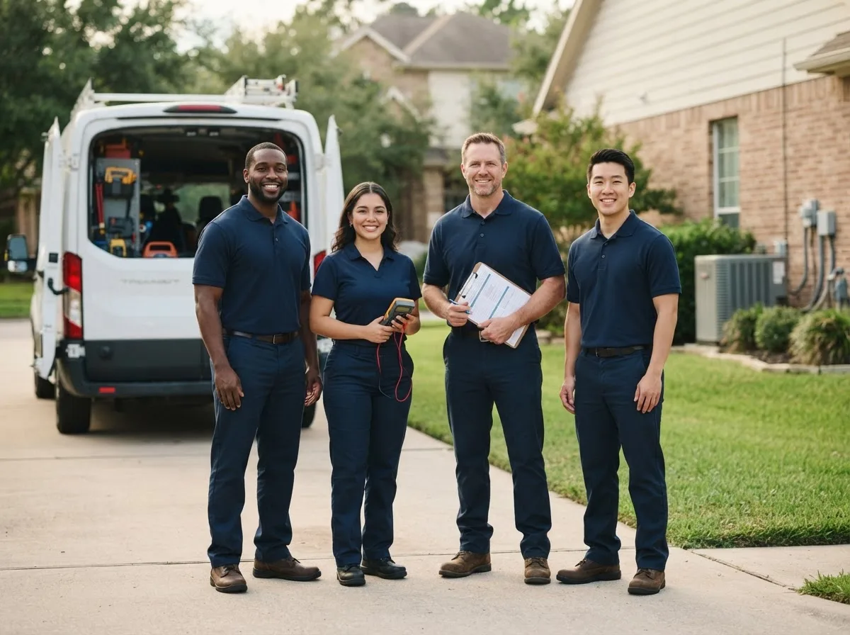 Certified HVAC technician near Cat Spring, TX